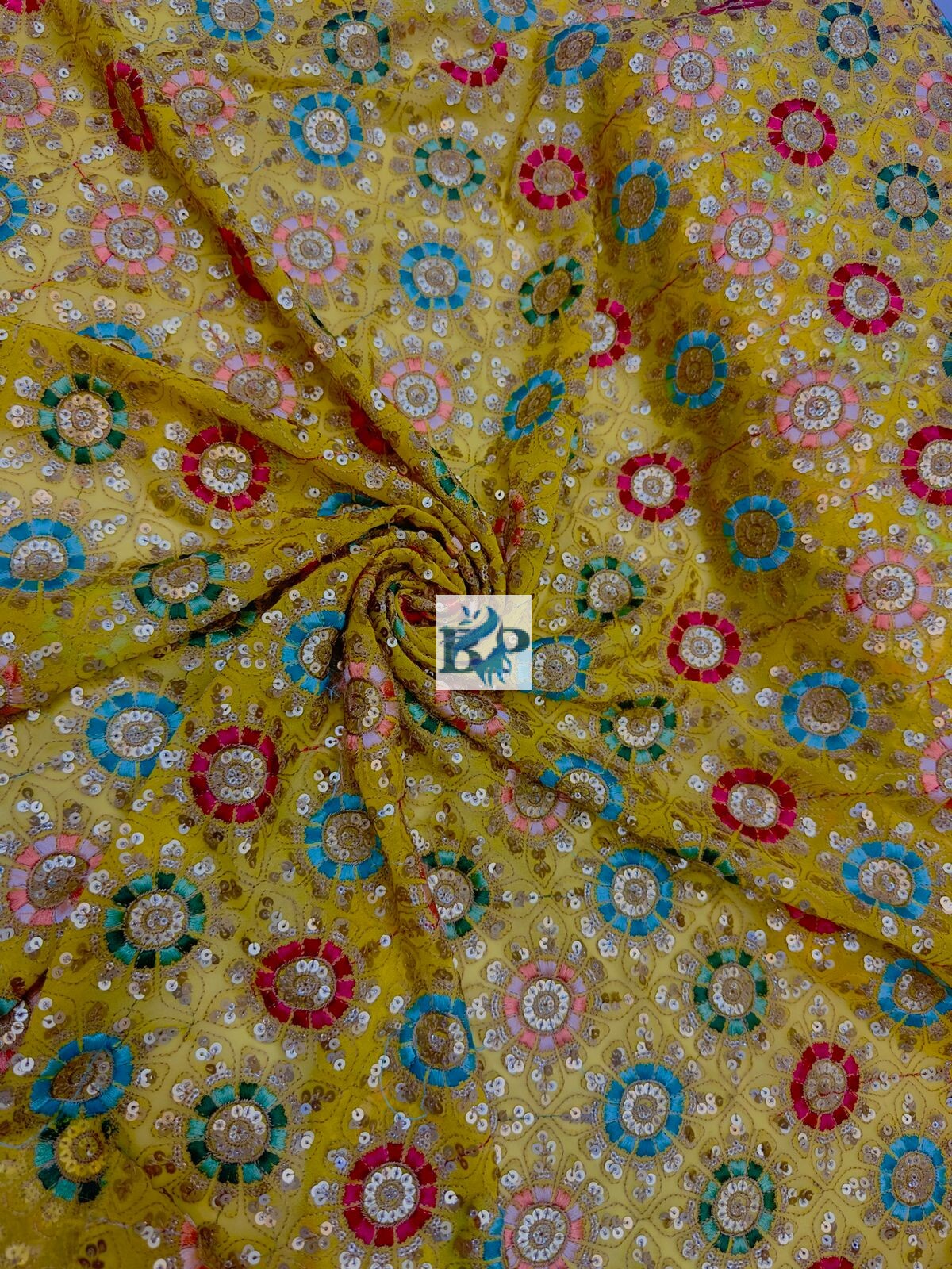 Rajasthani multicolor georgette
