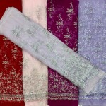 Flower design net fabric