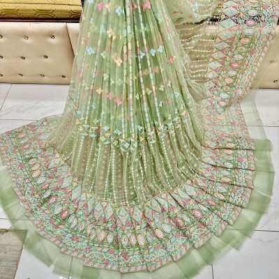 Multicolor Net Fabric