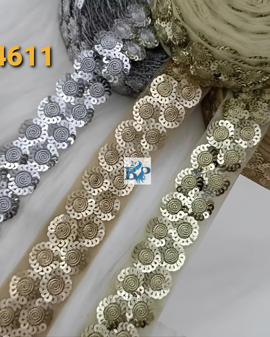 Beaded lace