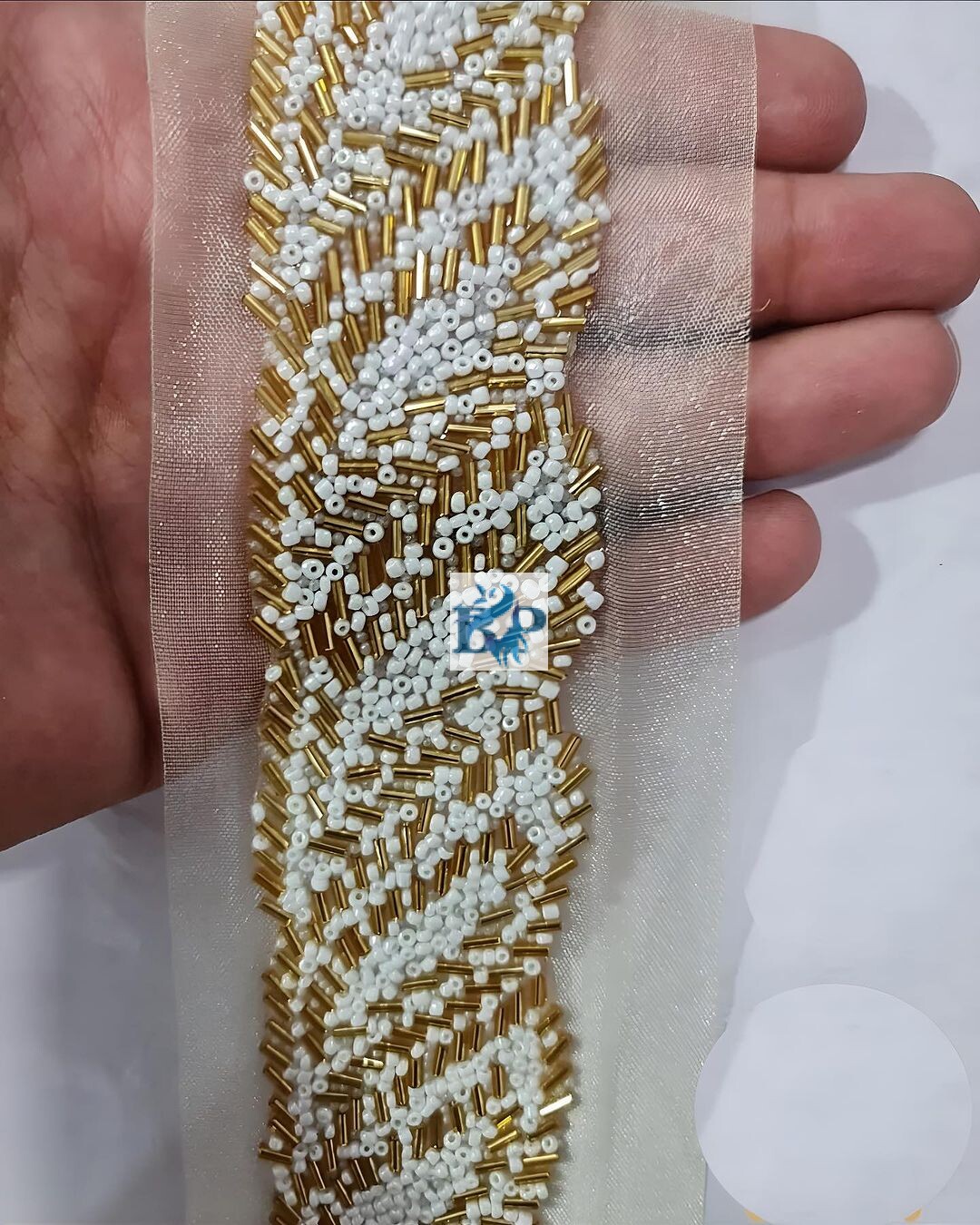 Beaded lace
