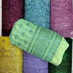 Jari lehenga pattern net fabric