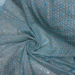 Zardosi embroidery georgette fabric