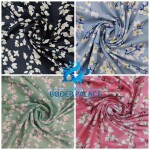 New arrivals floral printed silk fabrics
