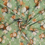 New arrivals floral printed silk fabrics are available now