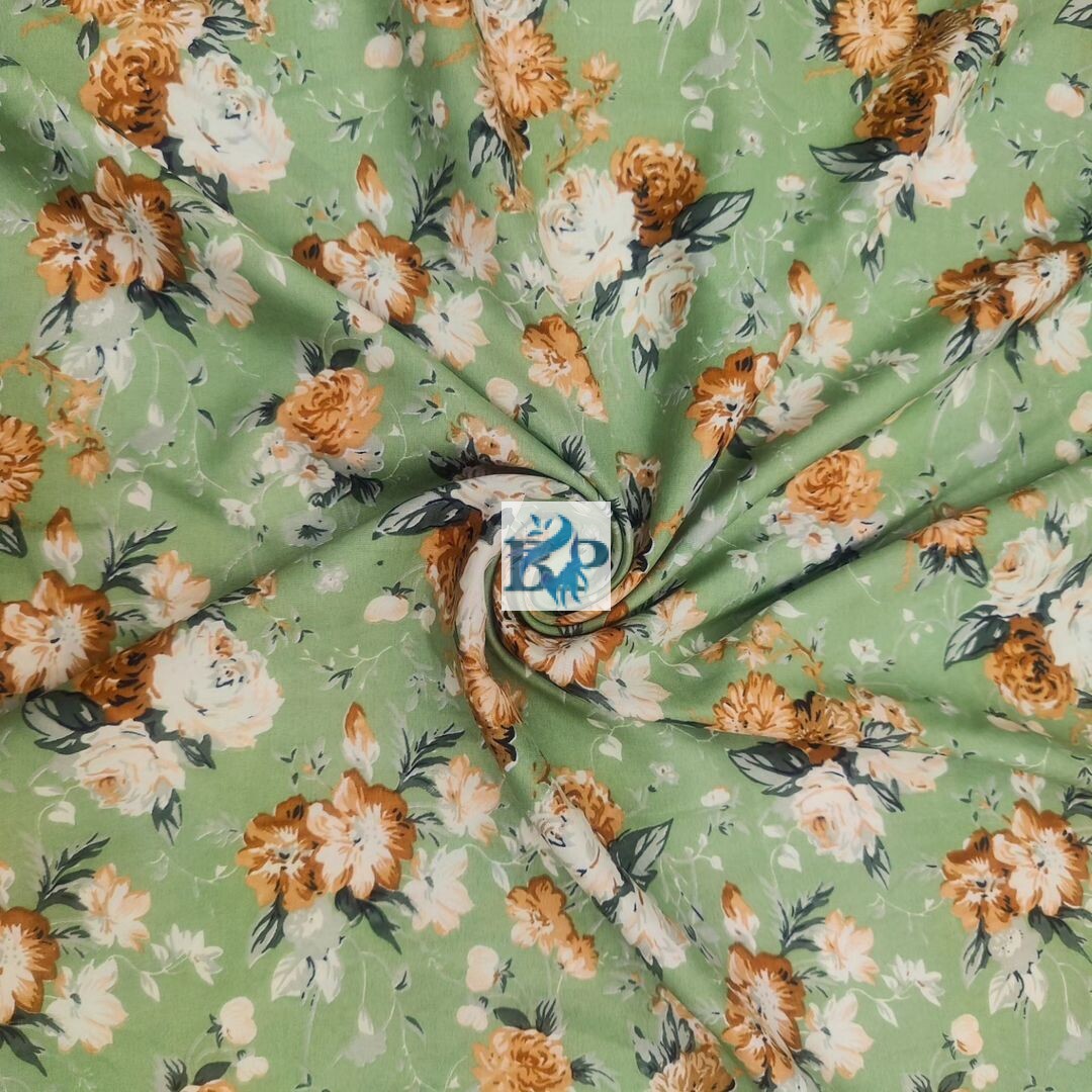 New arrivals floral printed silk fabrics are available now
