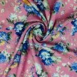 New arrivals floral printed silk fabrics are available now