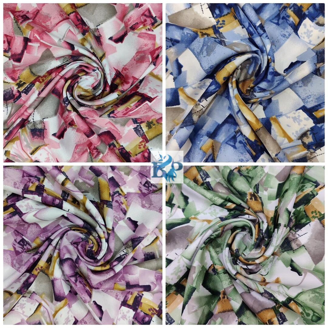 New arrivals multicolor floral printed silk fabric are available now