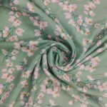 New arrivals floral printed silk fabrics
