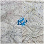 Lenin Strip Love heart digital print chiffon georgette