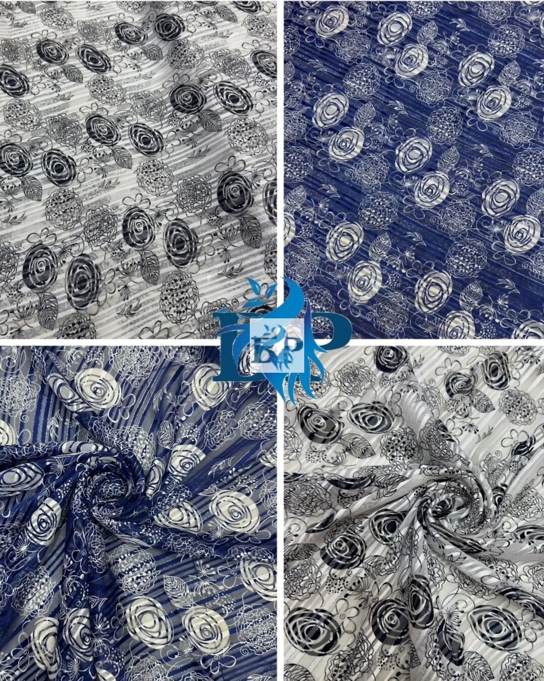 New flower digital printed Fabric
